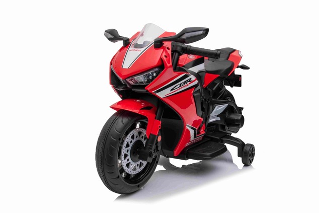 Electric Motorbike HONDA CBR 1000RR, Licensed, 12V battery, Leatherette seat, Plastic wheels, 30W En