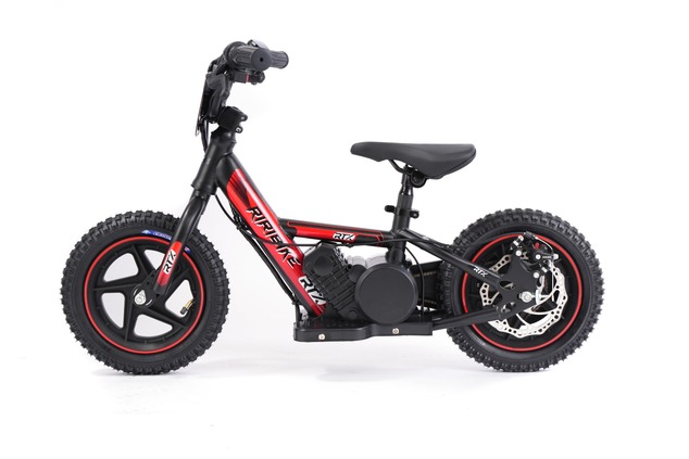Children's electric balancer RIRIBIKE RTX3 24V (12"), red, Lithium battery, 100W motor, Disc brake, 
