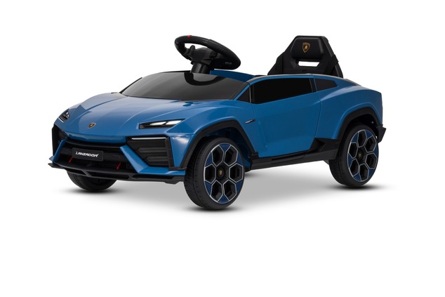 Electric Ride-on Car Lamborghini Lanzador 12V with rear-wheel drive, licensed (Single seater), blue,
