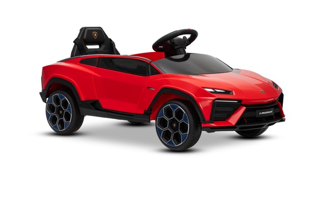 Electric Ride-on Car Lamborghini Lanzador 12V with rear-wheel drive, licensed (Single seater), red, 