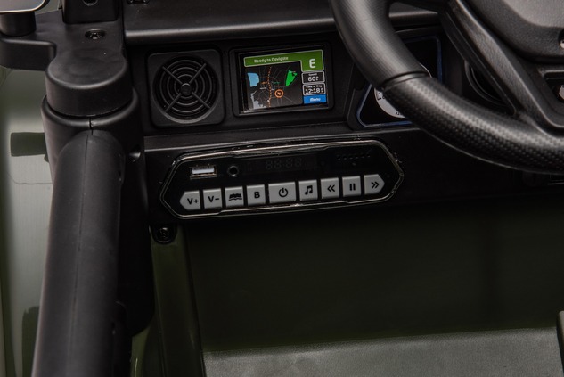 Toyota FJ Cruiser elektrické autíčko pre deti s pohonom zadných kolies, Červená, 12V akumulátor, vysoký podvozok, široké sedadlo