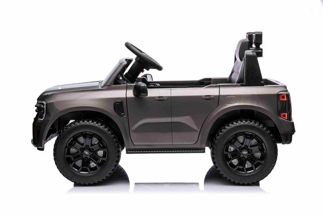 Electric Ride-on car FORD 707 12V, Grey, Leather seat, 2.4 GHz remote control, Bluetooth / USB Input