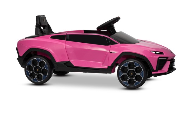 Electric Ride-on Car Lamborghini Lanzador 12V with rear-wheel drive, licensed (Single seater), pink,