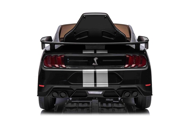 Ford Shelby Mustang GT 500 Cobra Electric Ride-on car, Black, 2.4 GHz Remote control, USB input, LED