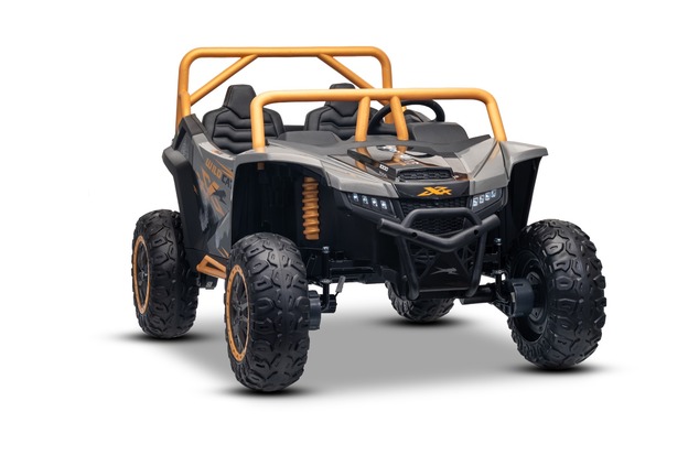 Electric Ride-on buggy Artic CAT XXL 4x4 24V, gray, two-seater, Soft EVA wheels, Powerful engines, L