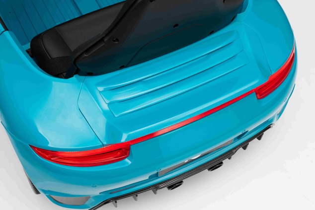 Electric Ride-on car RUF GT 12V, blue, Opening doors, 2.4 GHz remote control, LED lights front and r