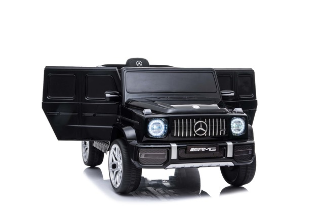 Open Box – Like New Electric Ride on Car Mercedes G New, Black, Original Licenced, Battery Powered, 