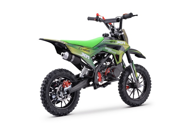 Kids Petrol Dirt Bike 50cc | Beneo Motors CROSS XM Green | Ages 4–8 | Speed Limiter