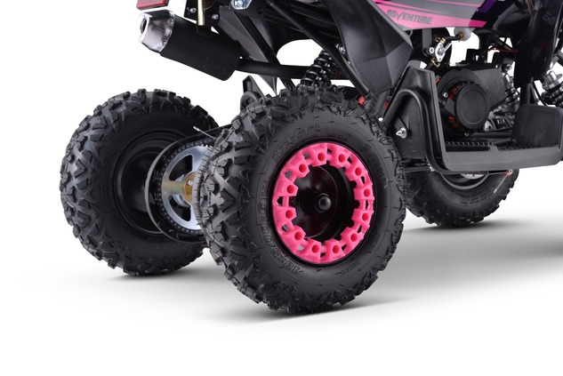 Mini quad à essence 50 cm³ | Beneo Motors Adventure | Pour enfants de 4 à 8 ans | Limiteur de vitess