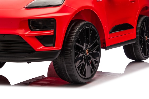 Electric Ride-on car Porsche Macan 12V Licensed with rear-wheel drive (Single seat), red, Lithium ba