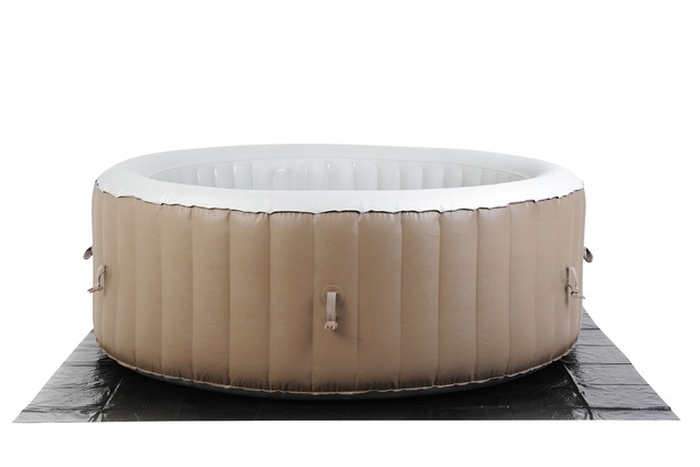 BeneoSpa NEW Portable Inflatable Bubble Spa, Hot Tube, Jacuzzi, Brown-White