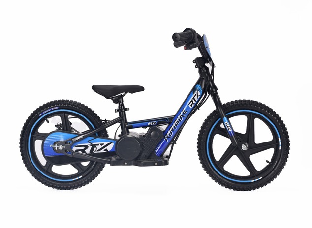 Children's electric balancer RIRIBIKE RTX6 24V (16"), blue, Lithium battery, 250W motor, Disc brake,