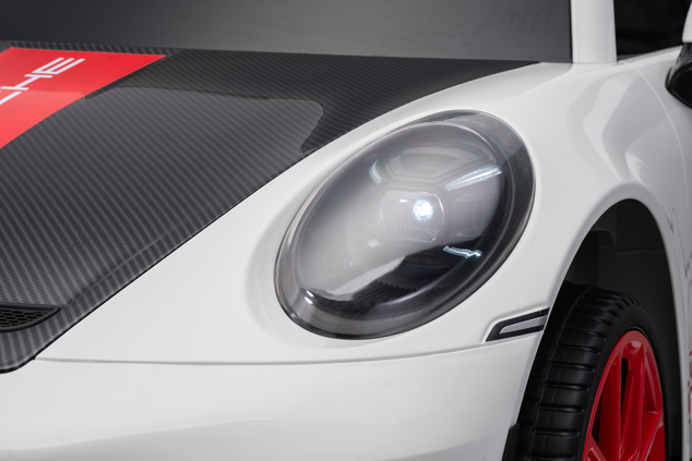 Porsche 911 GT3 RS macchina elettrica per bambini 24V 4x4 | con licenza | Beneo Motors | 2 posti | Batteria al litio | Sedili in similpelle ROSSI | Ruote EVA