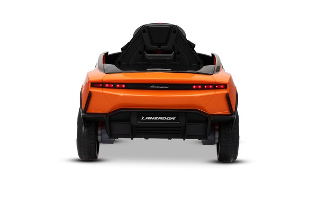 Electric Ride-on Car Lamborghini Lanzador 12V with rear-wheel drive, licensed (Single seater), orang