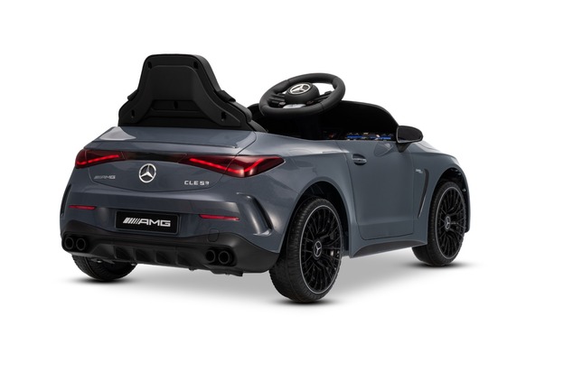 Electric Ride-on car Mercedes CLE 12V with rear-wheel drive, grey, Single seater, Lithium battery, L