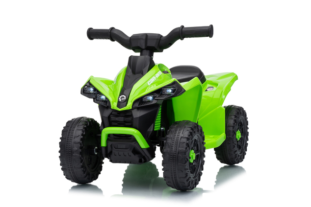 Licencovaná dětská elektrická mini čtyřkolka 25 W, lithiový akumulátor 7,2 V | Can-Am Renegade | Zelená