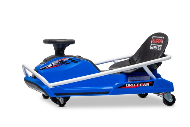 Drift kart elettrico 24V | Beneo Motors | Blu | Motore brushless 300 W | Batteria al litio | Modalit