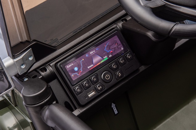 Electric Ride-on car Toyota FJ Cruiser XXL with 4x4 drive, licensed (Two-seater), green, Portable li