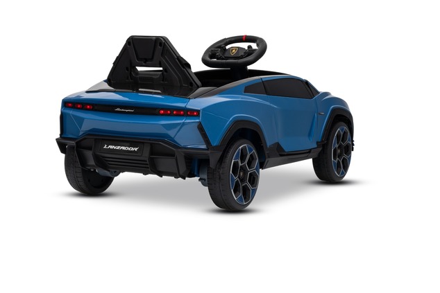 Electric Ride-on Car Lamborghini Lanzador 12V with rear-wheel drive, licensed (Single seater), blue,
