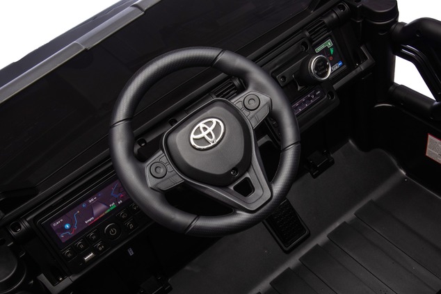 Electric Ride-on car Toyota FJ Cruiser XXL with 4x4 drive, licensed (Two-seater), sand-black, Portab