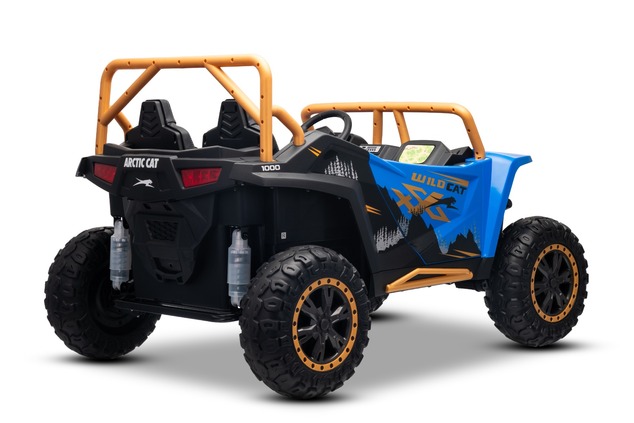Electric Ride-on buggy Artic CAT XXL 4x4 24V, blue, two-seater, Soft EVA wheels, Powerful engines, L