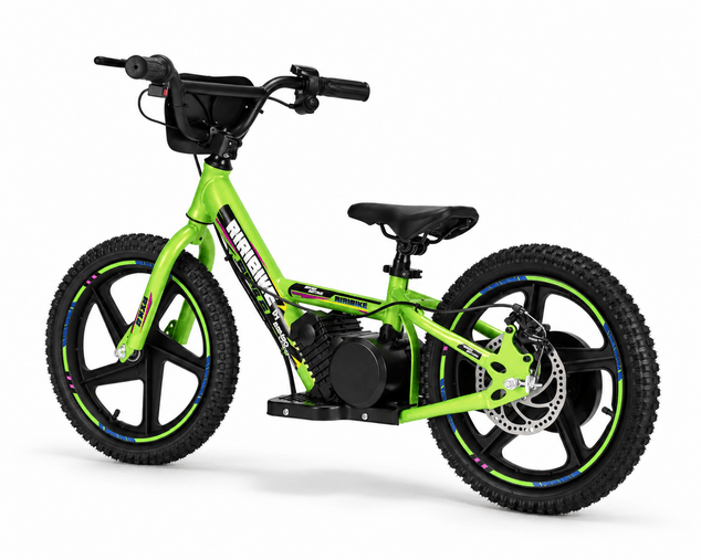 Elektrické odrážedlo 24 V, 250 W, 16" kola | Beneo Motors RIRIBIKE RTX6 | Zelené