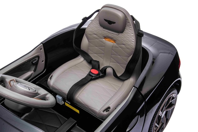 Electric Ride-on car Bentley Bacalar 12V, black, Doors opening upwards, 2.4 GHz remote control, LED 