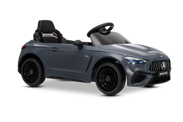 Electric Ride-on car Mercedes CLE 12V with rear-wheel drive, grey, Single seater, Lithium battery, L