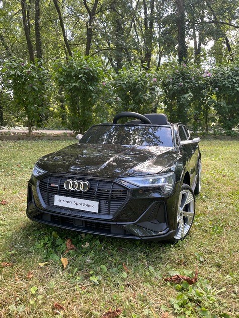 **Voiture électrique enfant Audi RSQ8 rose | Entrée USB/SD | Siège en cuir | 2 × 35 W | Batterie 12 