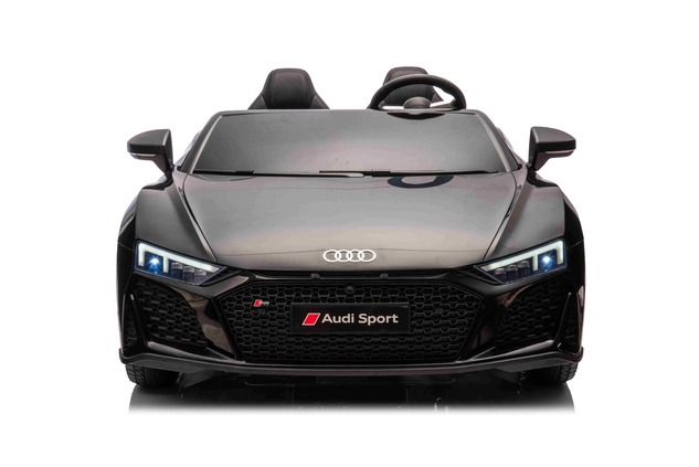 UTV elektrische kinderauto 24V | Audi R8 SPYDER | 2-zitter | zwart | MP3-speler met USB/AUX en Bluet