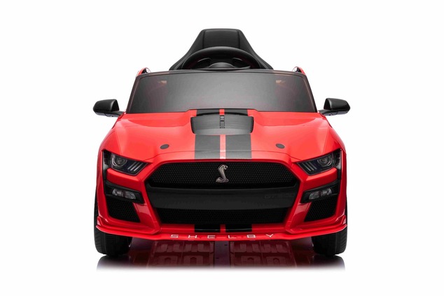 Ford Shelby Mustang GT 500 Cobra Electric Ride-on car, Red, 2.4 GHz Remote control, USB input, LED l