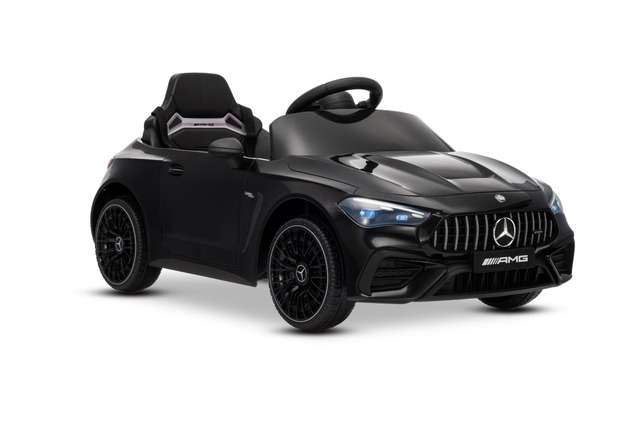 Electric Ride-on car Mercedes CLE 12V with rear-wheel drive, black, Single seater, Lithium battery, 