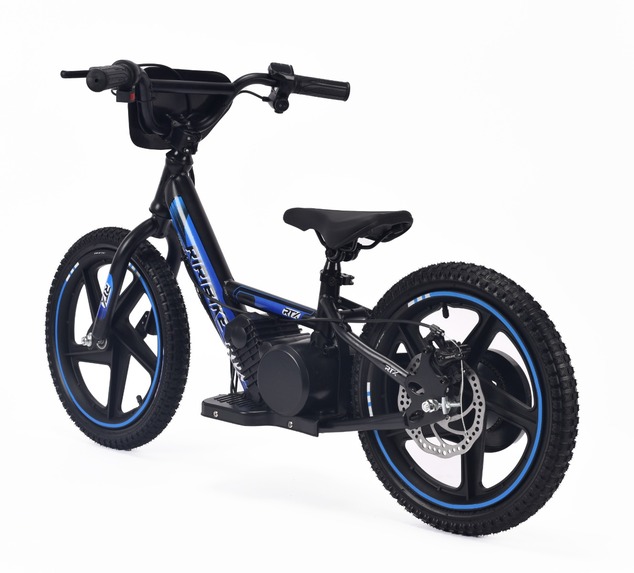 Children's electric balancer RIRIBIKE RTX6 24V (16"), blue, Lithium battery, 250W motor, Disc brake,