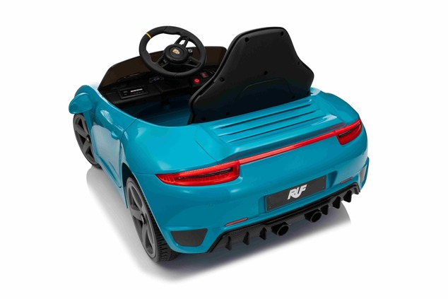 Electric Ride-on car RUF GT 12V, blue, Opening doors, 2.4 GHz remote control, LED lights front and r