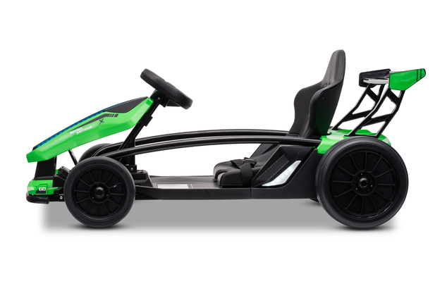 Drift kart elettrico per bambini 24 V | Beneo Motors Drift Car | Verde | 2 × 200 W | Batteria al litio
