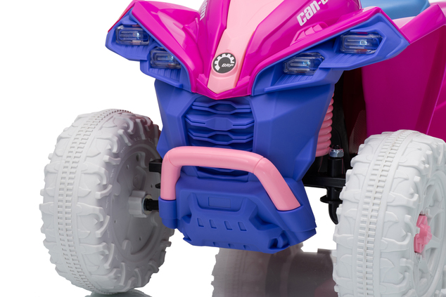 Licencovaná dětská elektrická mini čtyřkolka 25 W | Can-Am Renegade | Lithiový akumulátor 7,2 V | Růžová