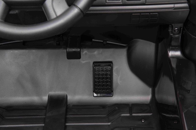 Electric Ride on Car Toyota Landcruiser 12V, BLACK, Leatherette seat, 12V/7AH Battery, Opening doors