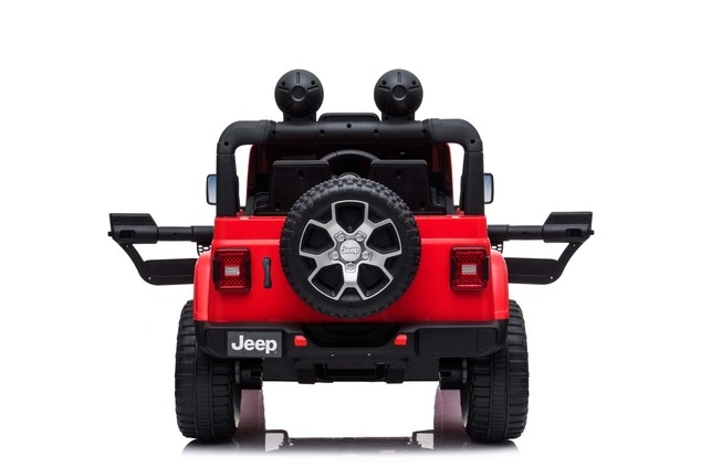 Electric Ride-On JEEP Wrangler, Pink, Double Leather Seat, Radio with Bluetooth and USB Input, 4x4 D