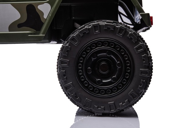 Toyota FJ Cruiser elektrické autíčko pre deti s pohonom zadných kolies, Červená, 12V akumulátor, vysoký podvozok, široké sedadlo