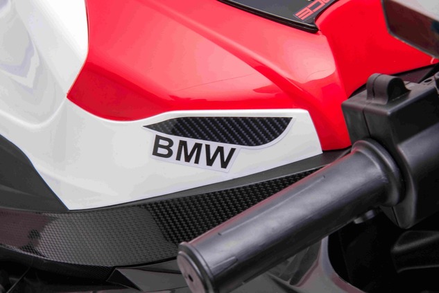 Electric Motorbike BMW HP4 RACE 12V, Licensed,  red, 12V battery, EVA soft wheels, 2 x 35W Engines, 