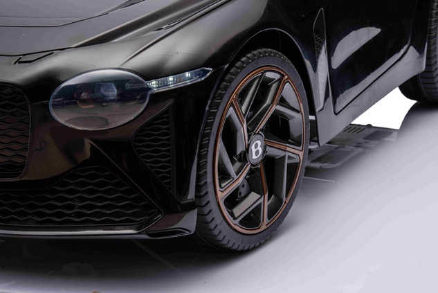 Electric Ride-on car Bentley Bacalar 12V, black, Doors opening upwards, 2.4 GHz remote control, LED 