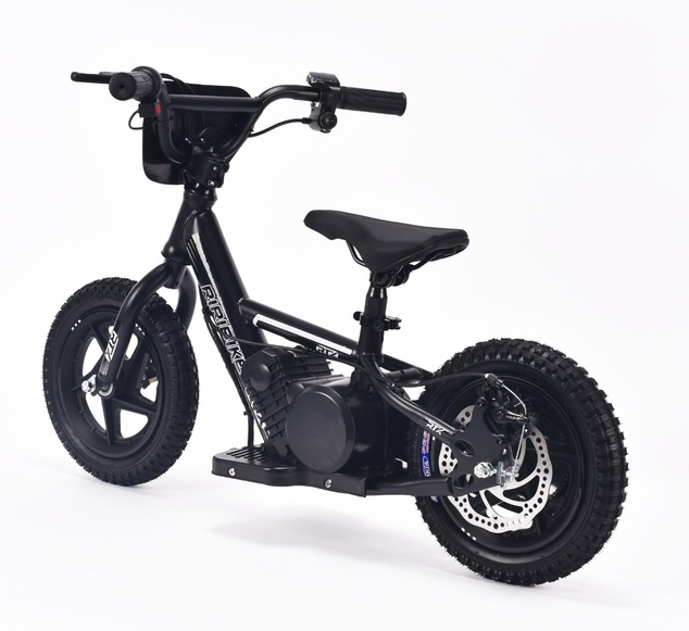Children's electric balancer RIRIBIKE RTX3 24V (12"), black, Lithium battery, 100W motor, Disc brake