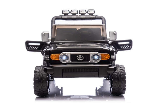 Electric Ride-on car Toyota FJ Cruiser XXL with 4x4 drive, licensed (Two-seater), black, Portable li