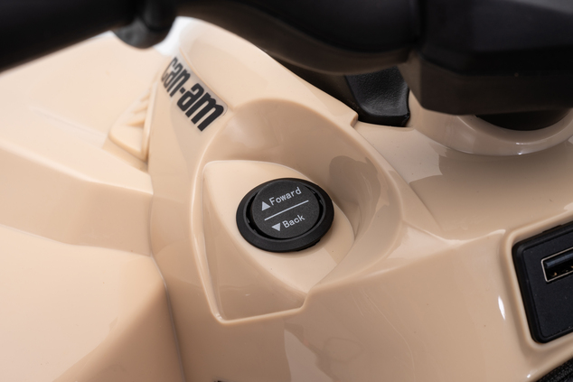 Dětská licencovaná elektrická mini čtyřkolka 25 W | Can-Am Renegade RS | Lithiový akumulátor 7,2 V | Khaki