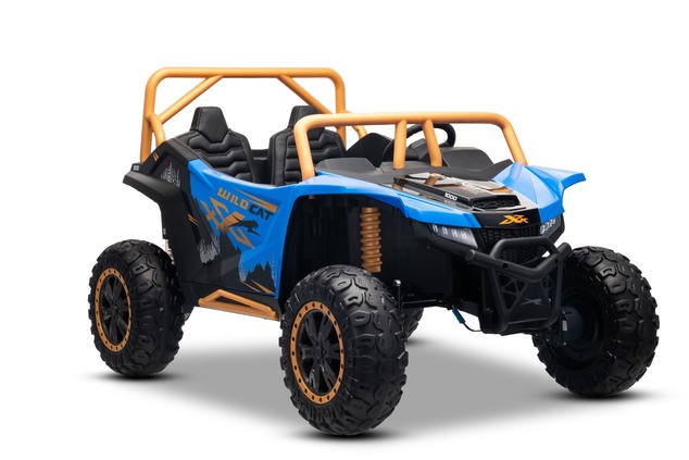Electric Ride-on buggy Artic CAT XXL 4x4 24V, blue, two-seater, Soft EVA wheels, Powerful engines, L