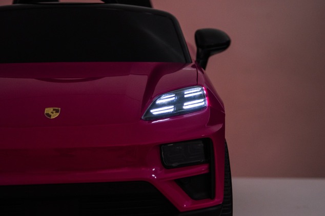 Electric Ride-on car Porsche Macan 12V Licensed with rear-wheel drive (Single seat), pink, Lithium b