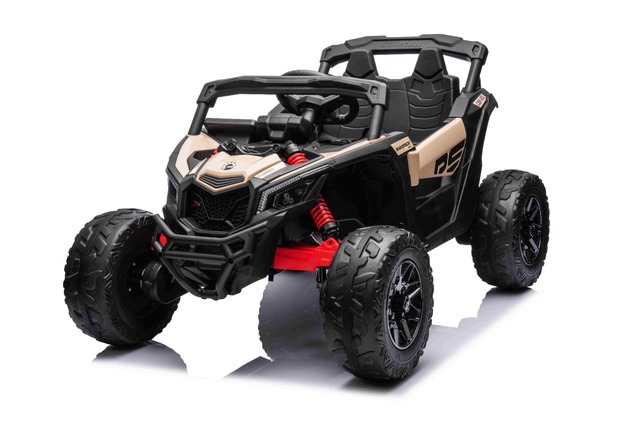 Electric Ride-on car Can-am Maverick One-seater with 4X4 drive, Black, Independent suspension, 2.4 G