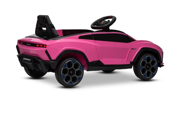 Electric Ride-on Car Lamborghini Lanzador 12V with rear-wheel drive, licensed (Single seater), pink,