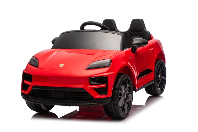 Electric Ride-on car Porsche Macan 12V Licensed with rear-wheel drive (Single seat), red, Lithium ba
