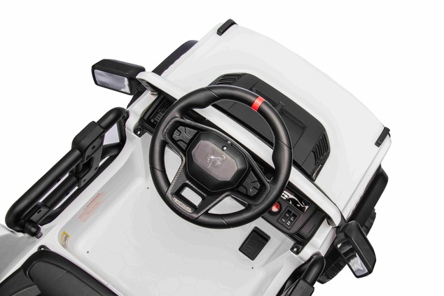 Electric Ride-On Car Ford Bronco with Rear-Wheel Drive, Licensed (Single-Seater), White, Lithium Bat